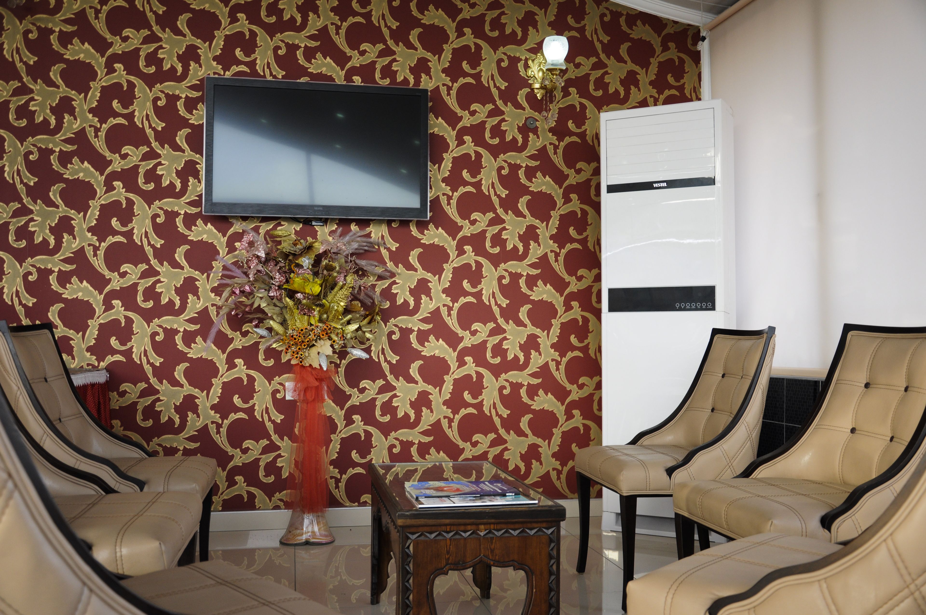 Sala de estar en el lobby