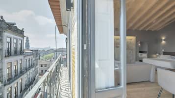 Studio Deluks, pemandangan kota | Balkon