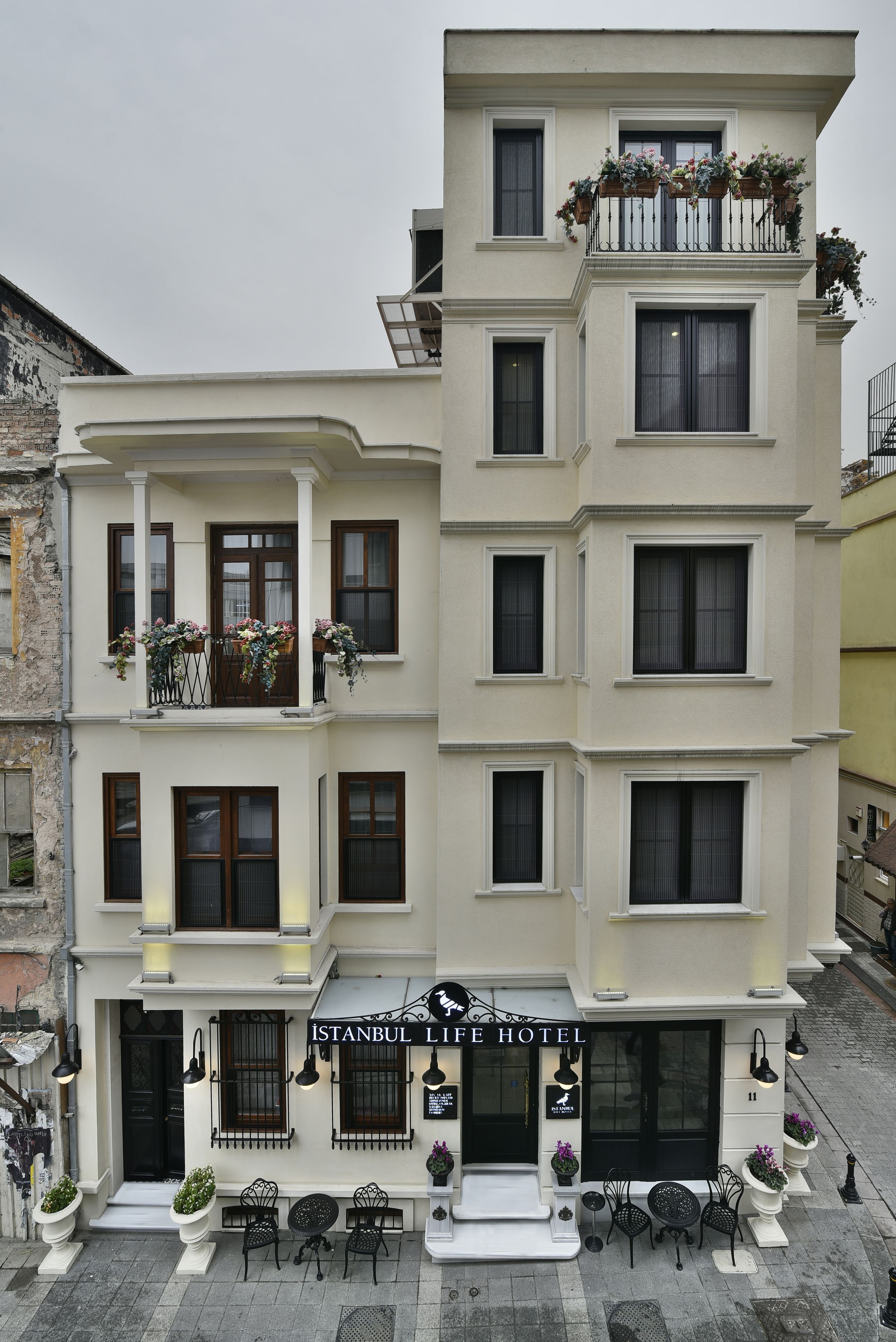 Fassade der Unterkunft