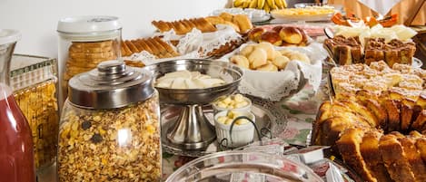 Petit déjeuner continental compris tous les jours