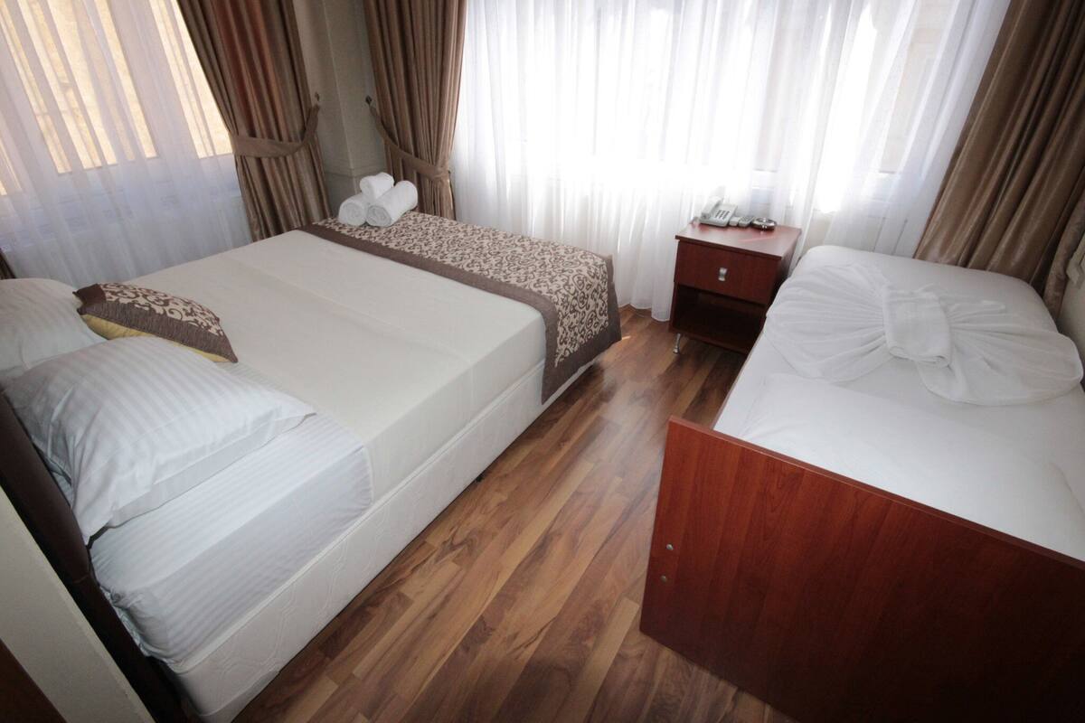 In-room safe, soundproofing, iron/ironing board (on request)
