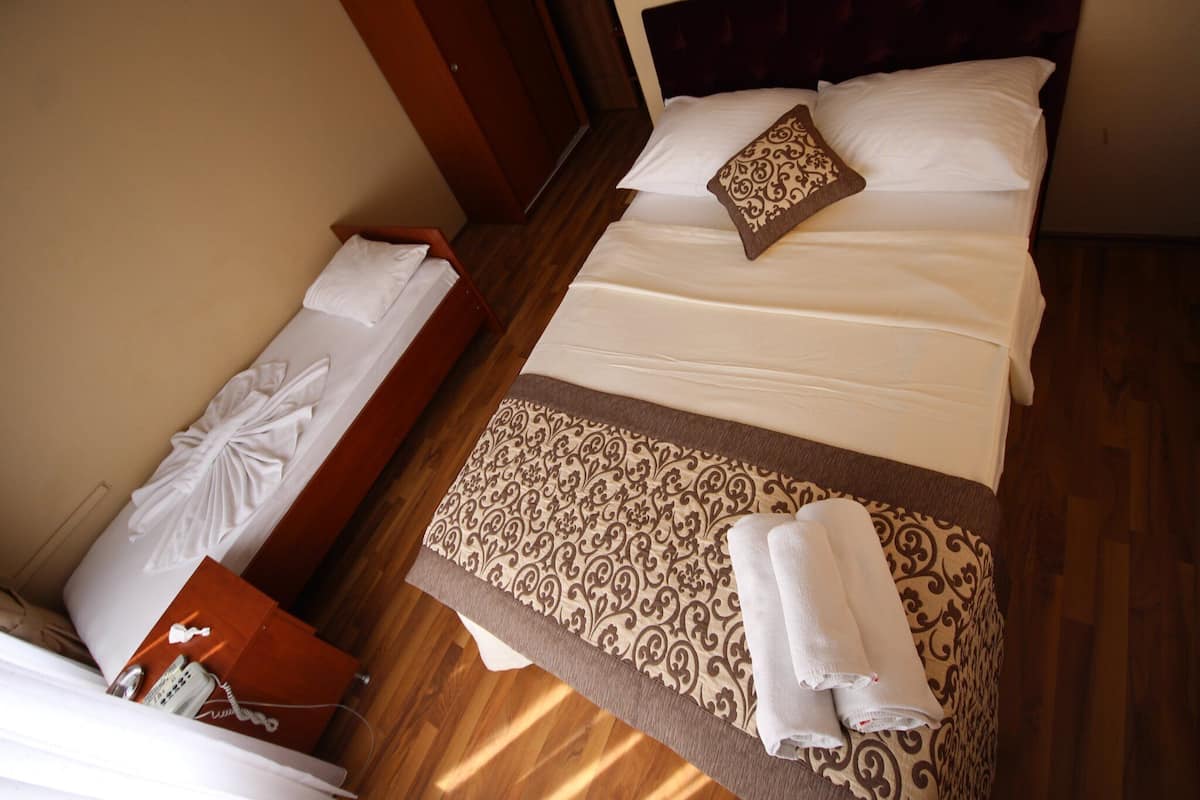 In-room safe, soundproofing, iron/ironing board (on request)
