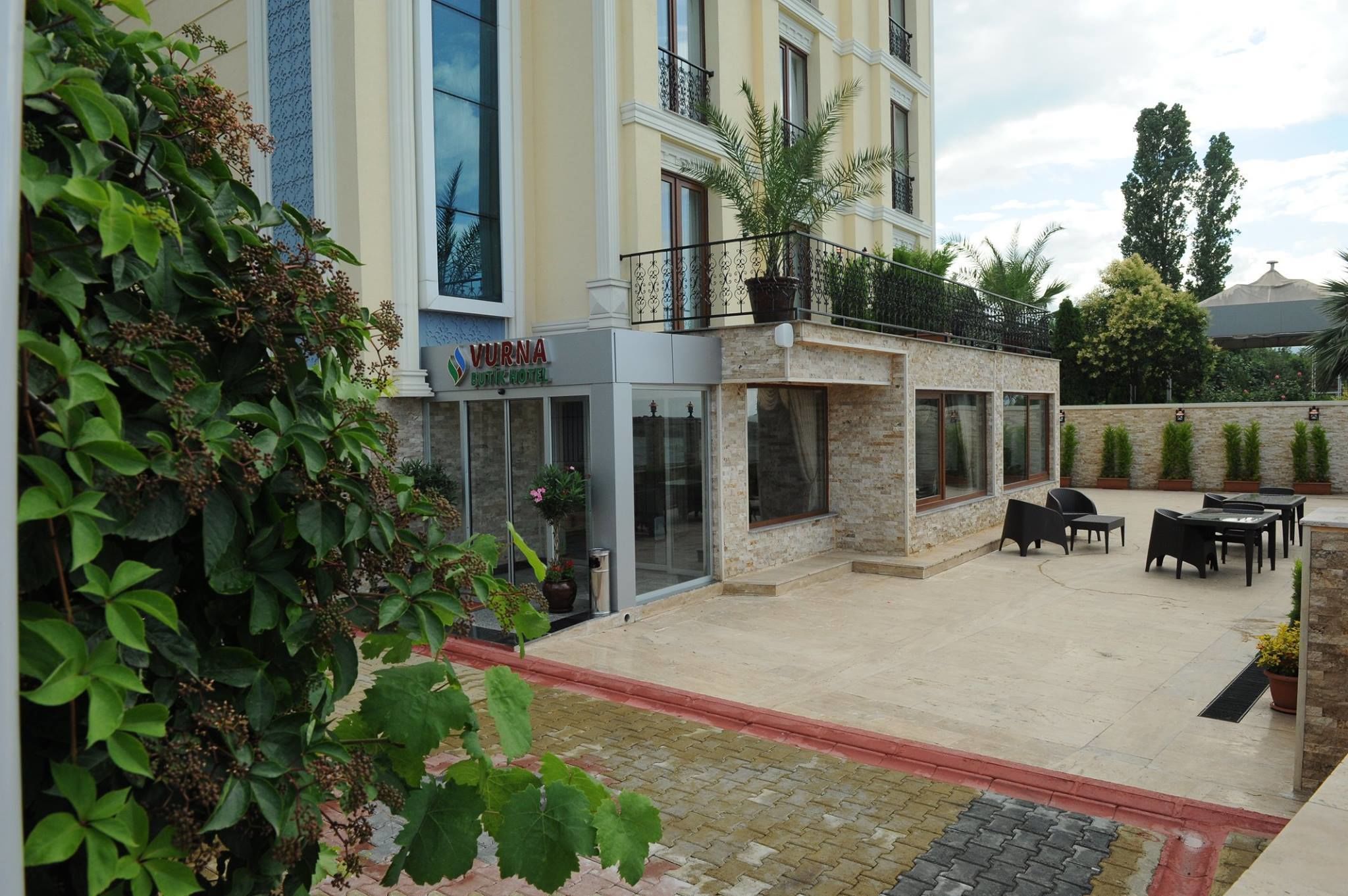 Façade de l’hébergement