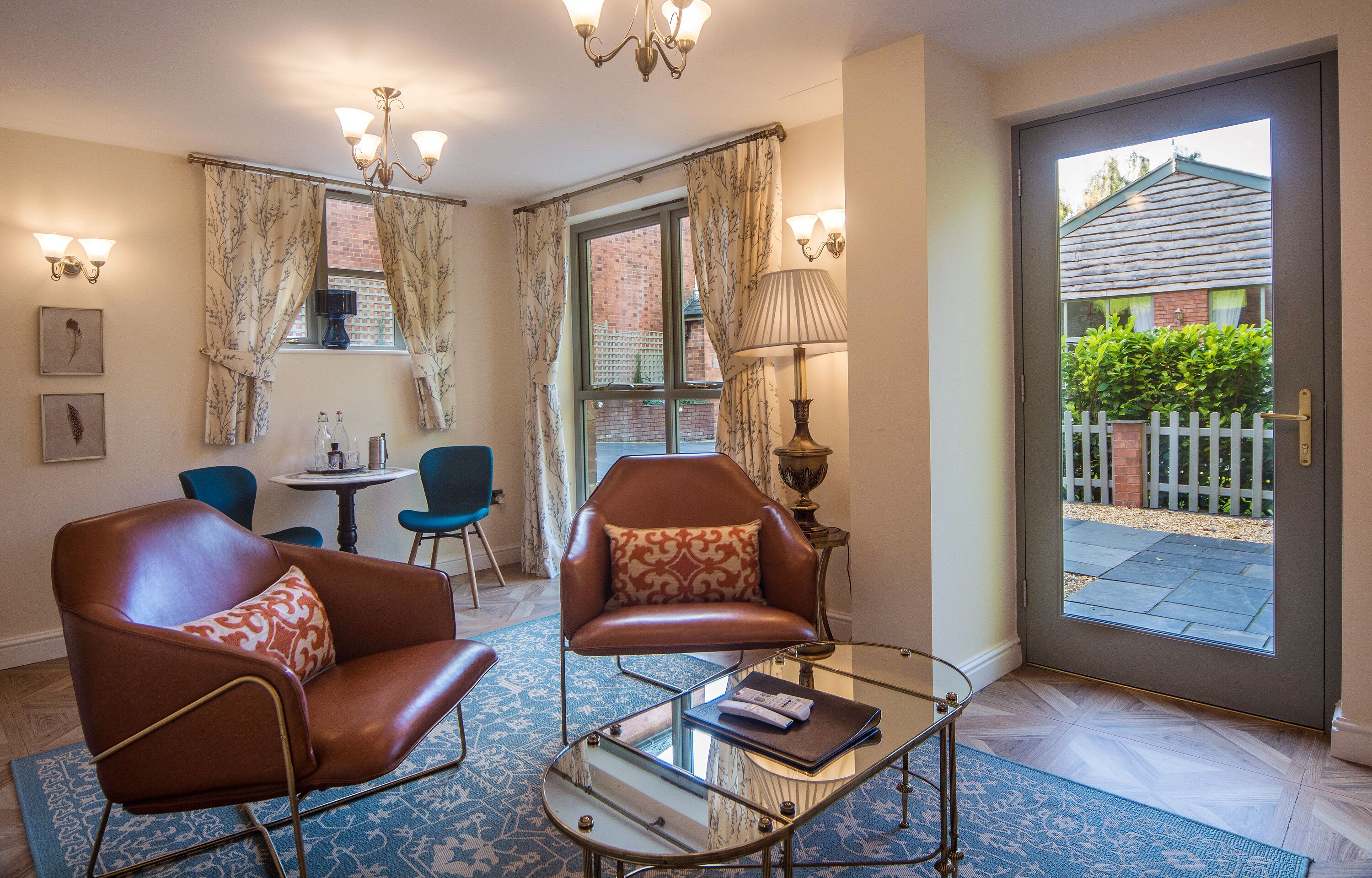 garden master suite - hillside | living area | 42-inch smart tv with digital channels