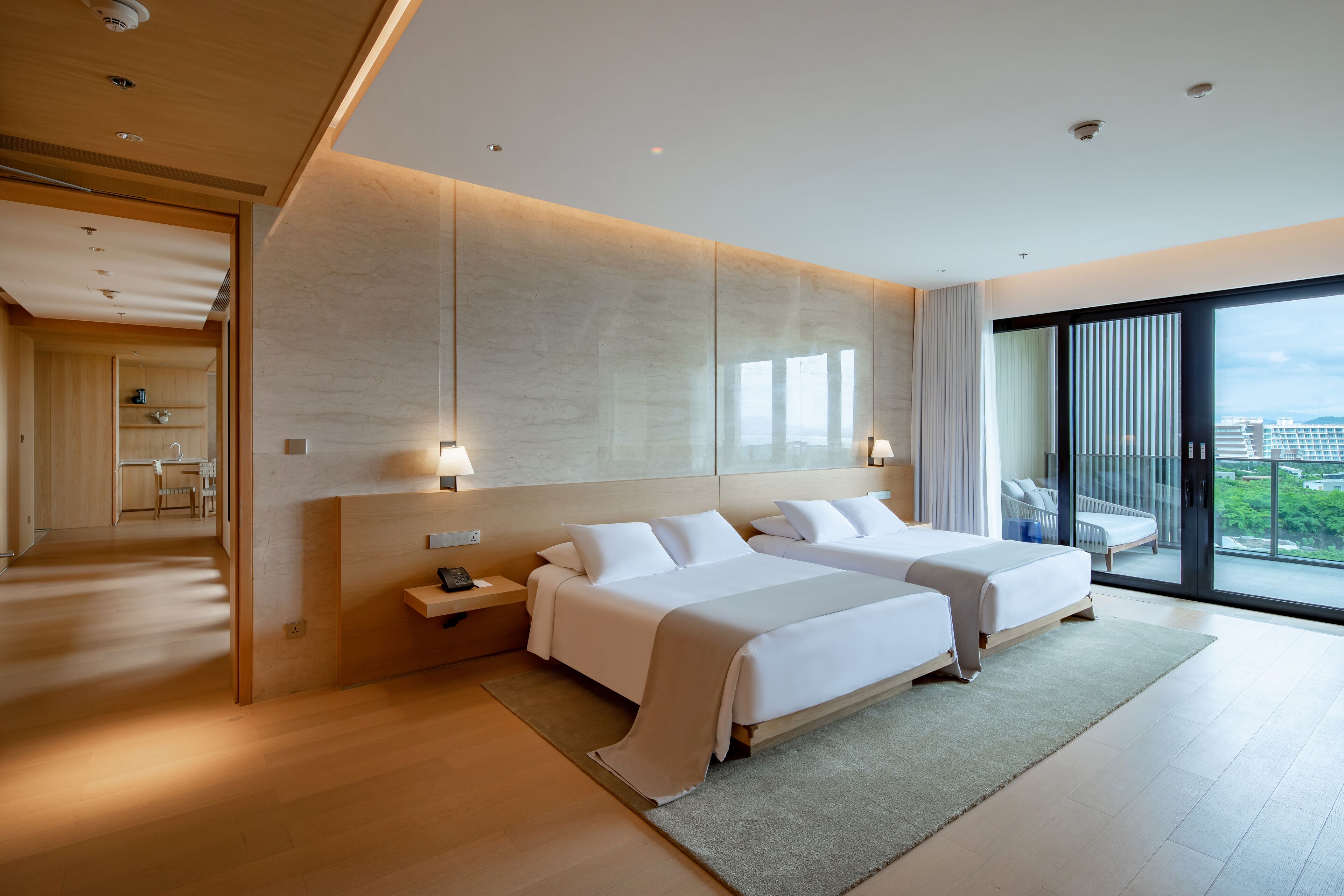 two bedroom terrace suite | 1 bedroom, premium bedding, down duvets, minibar