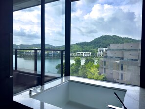 Habitación Signature, varias camas, vistas al lago | Vistas al lago