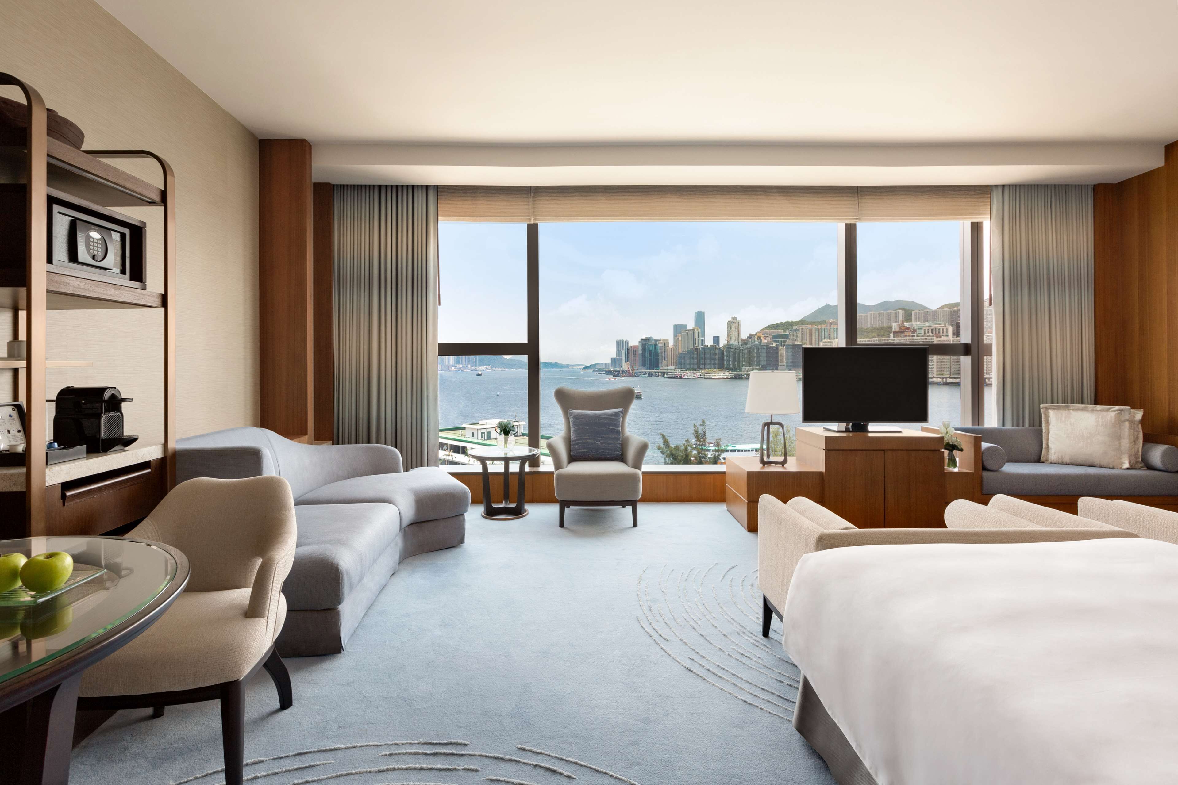 프리미어 트윈룸, 바다 전망 | 미니바, 객실 내 금고, 책상, 노트북 작업 공간