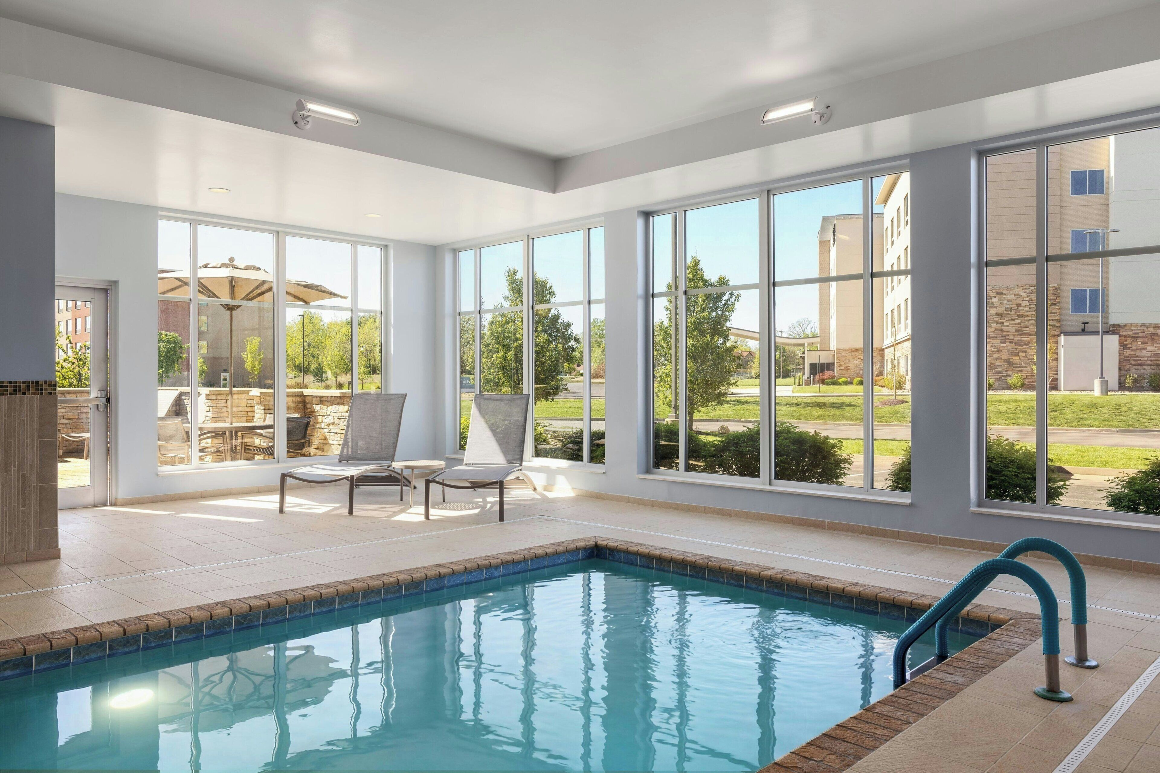 Una piscina techada