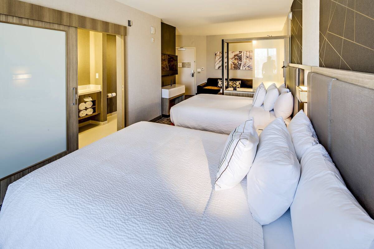 pillow-top beds, in-room safe, desk, iron/ironing board