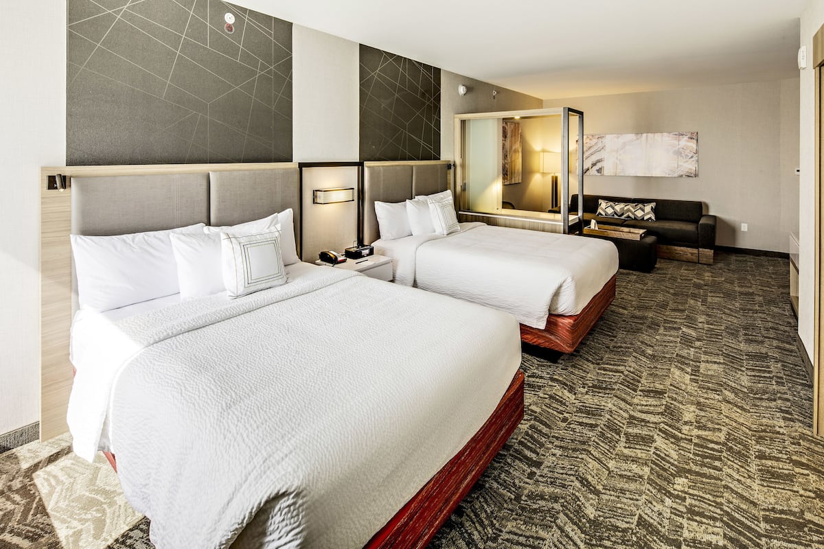 Pillow-top beds, in-room safe, desk, iron/ironing board