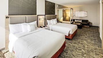 Pillowtop beds, in-room safe, desk, iron/ironing board