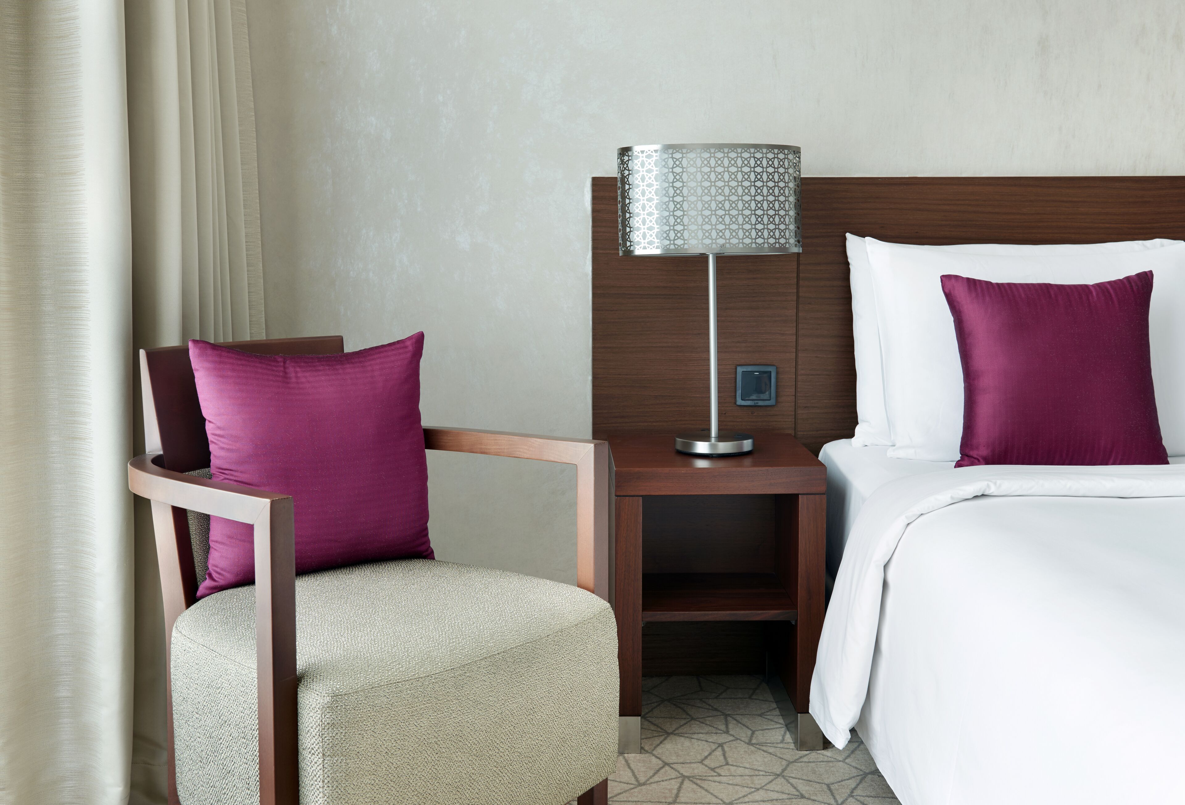 premium bedding, minibar, in-room safe, individually decorated