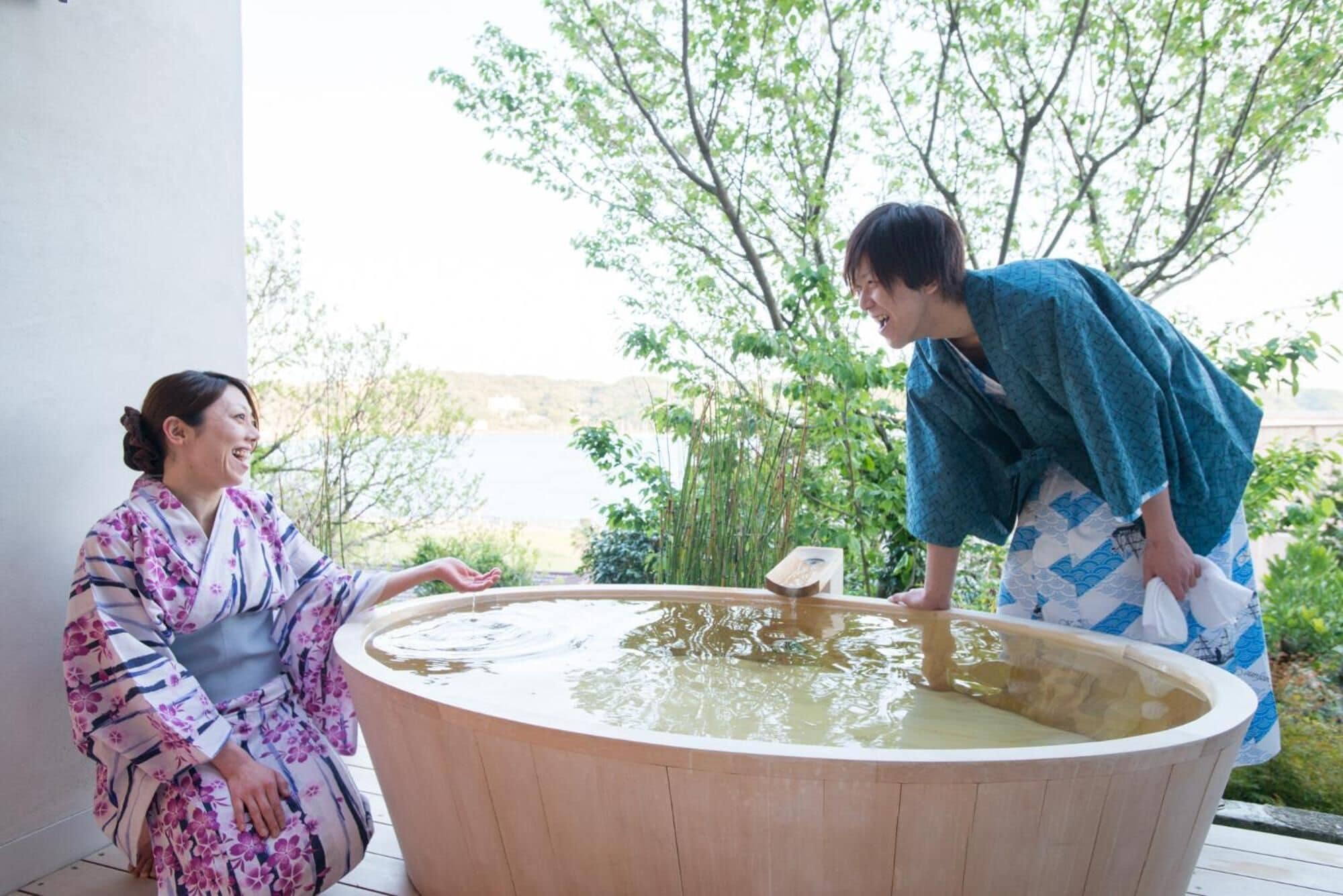 hot springs/mineral springs, aromatherapy, facials, reflexology