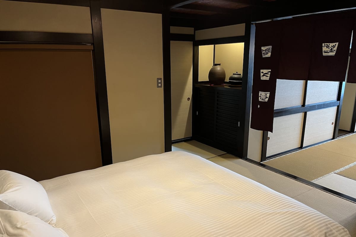 Japanese Modern King, Open Air Bath, Non Smoking | In-room safe, free WiFi, bed sheets