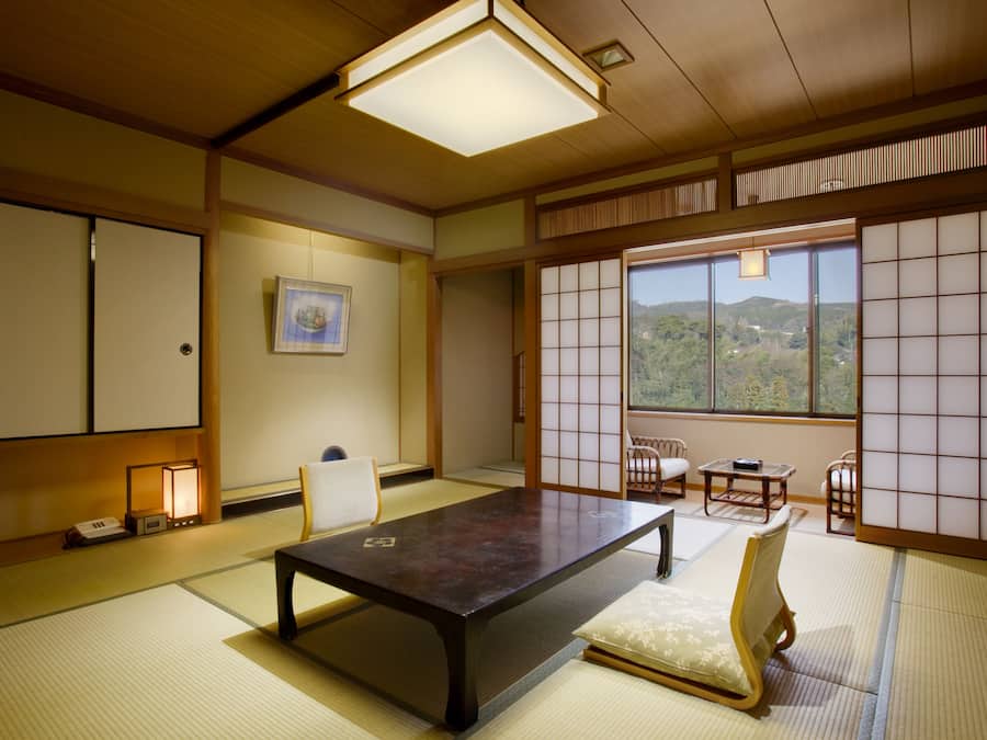 Japanese Style Room, 8 Tatami Mats | Premium bedding, desk, free WiFi