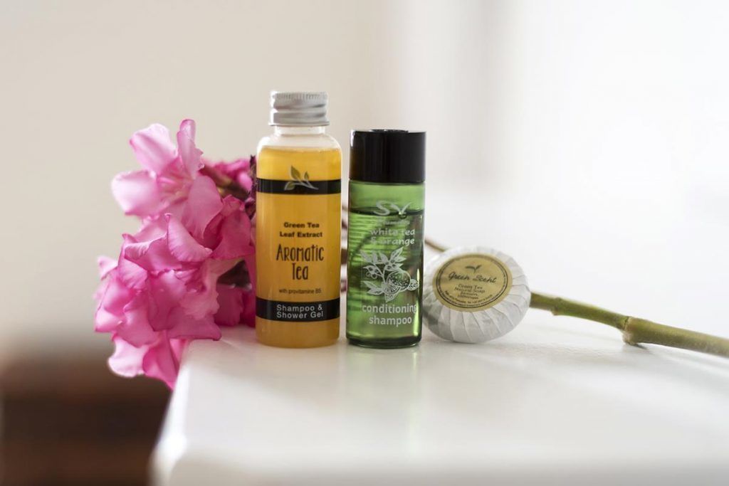 double room, sea view | bathroom amenities | shower, free toiletries, hair dryer, slippers