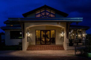 Front of property - evening/night