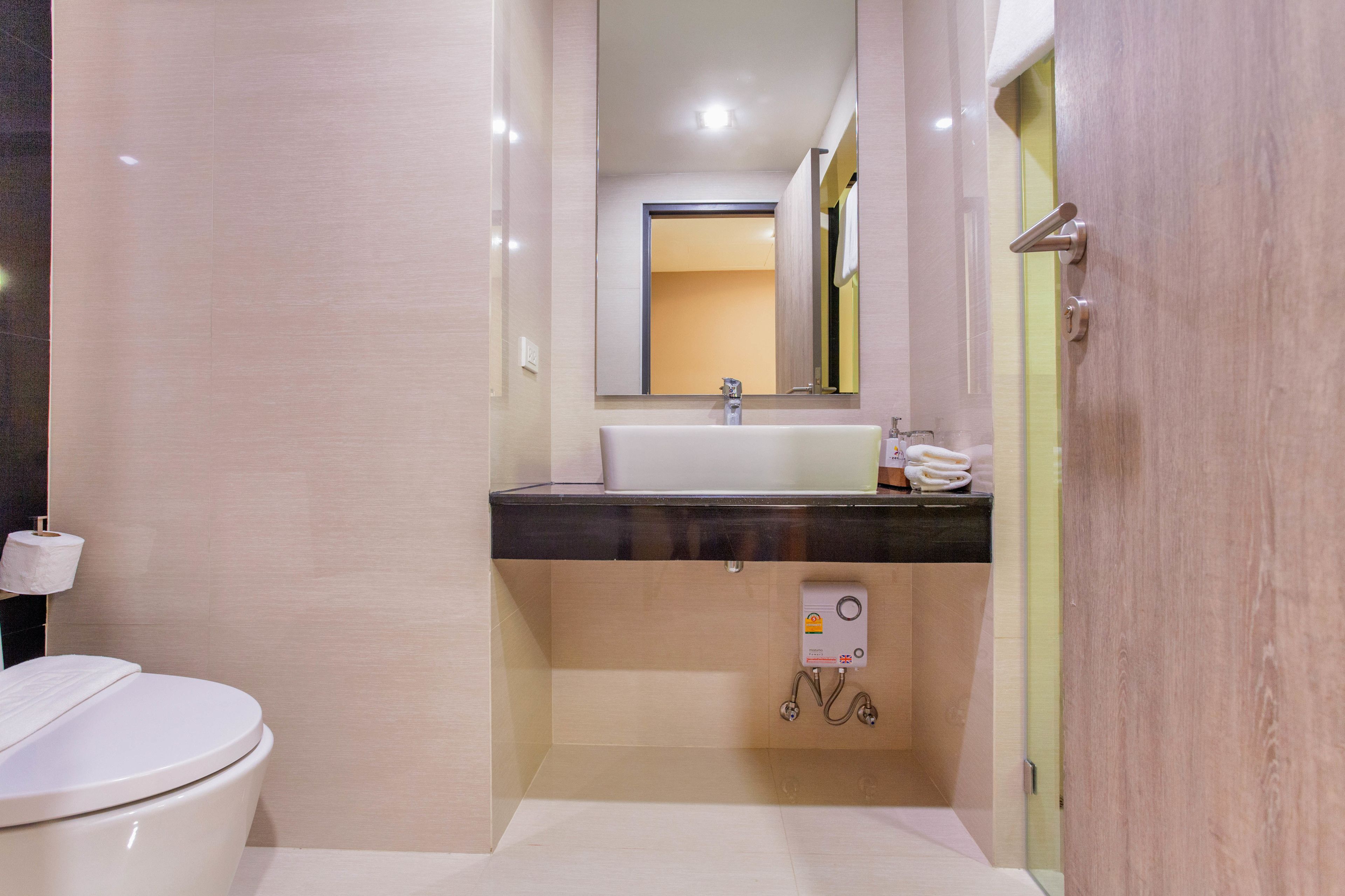 free toiletries, hair dryer, bathrobes, slippers