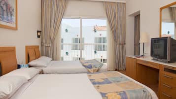 Minibar, in-room safe, desk, blackout curtains