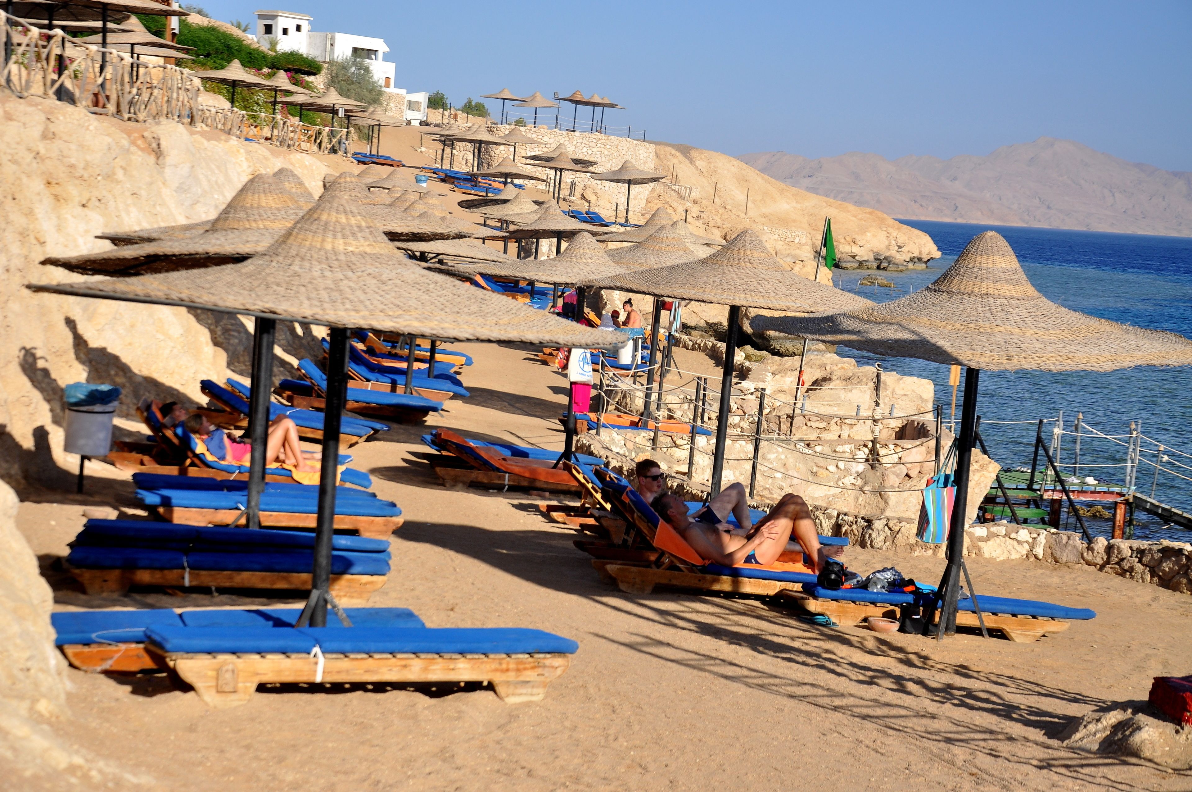Private beach, sun loungers, beach umbrellas, beach towels