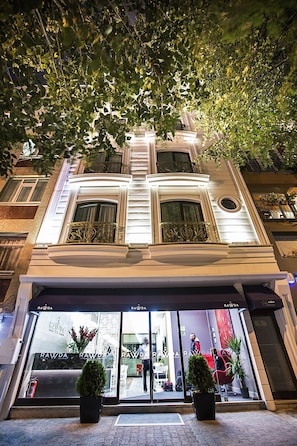 Façade de l’hébergement