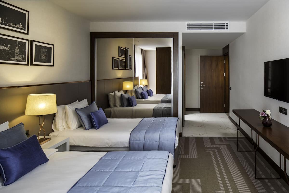 Premium bedding, minibar, in-room safe, desk