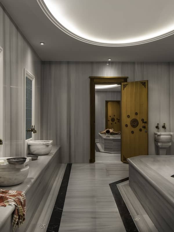 Sale per trattamenti di coppia, sauna, bagno turco, bagno turco/hammam