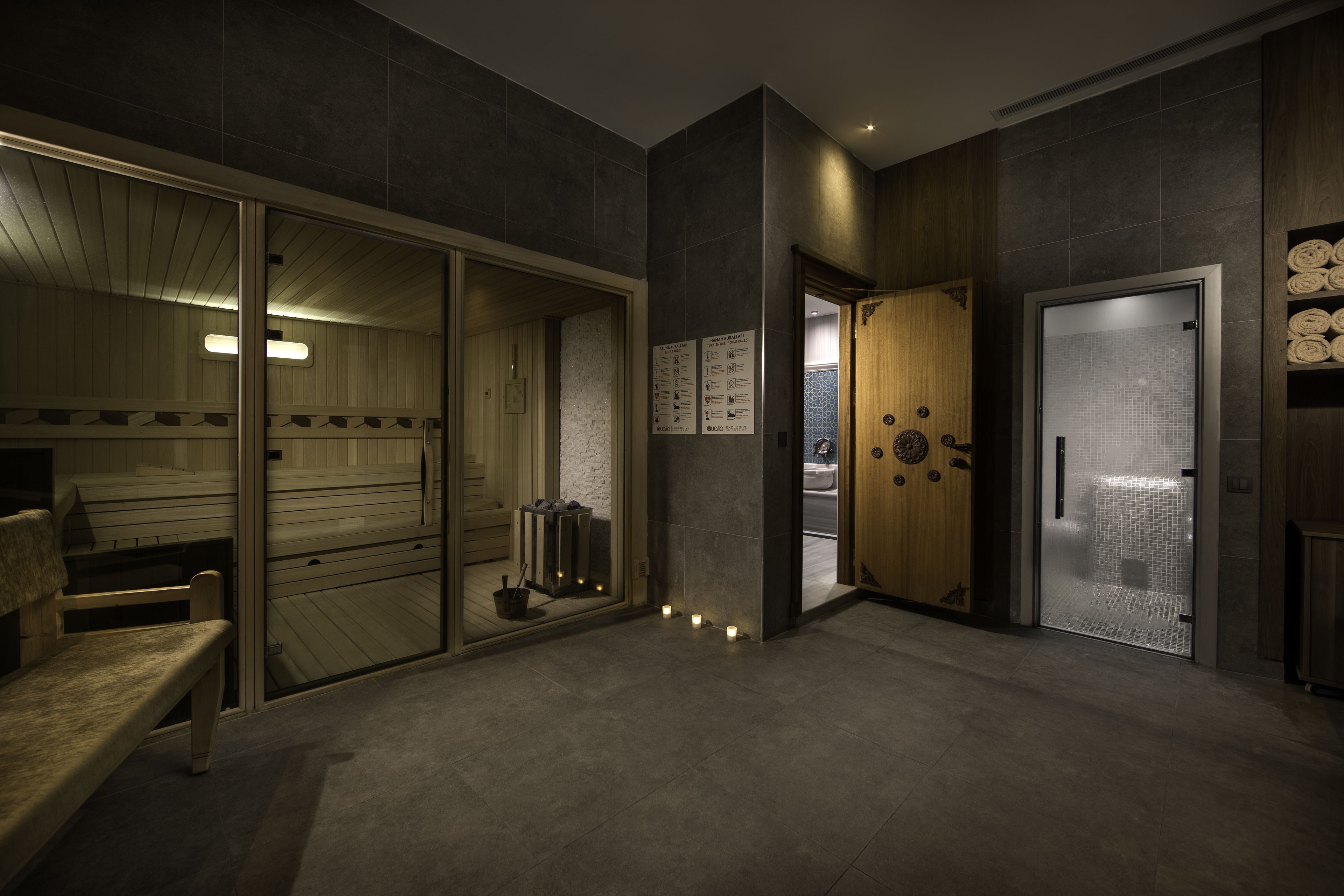 Couples treatment room(s), sauna, steam room, Turkish bath/hammam