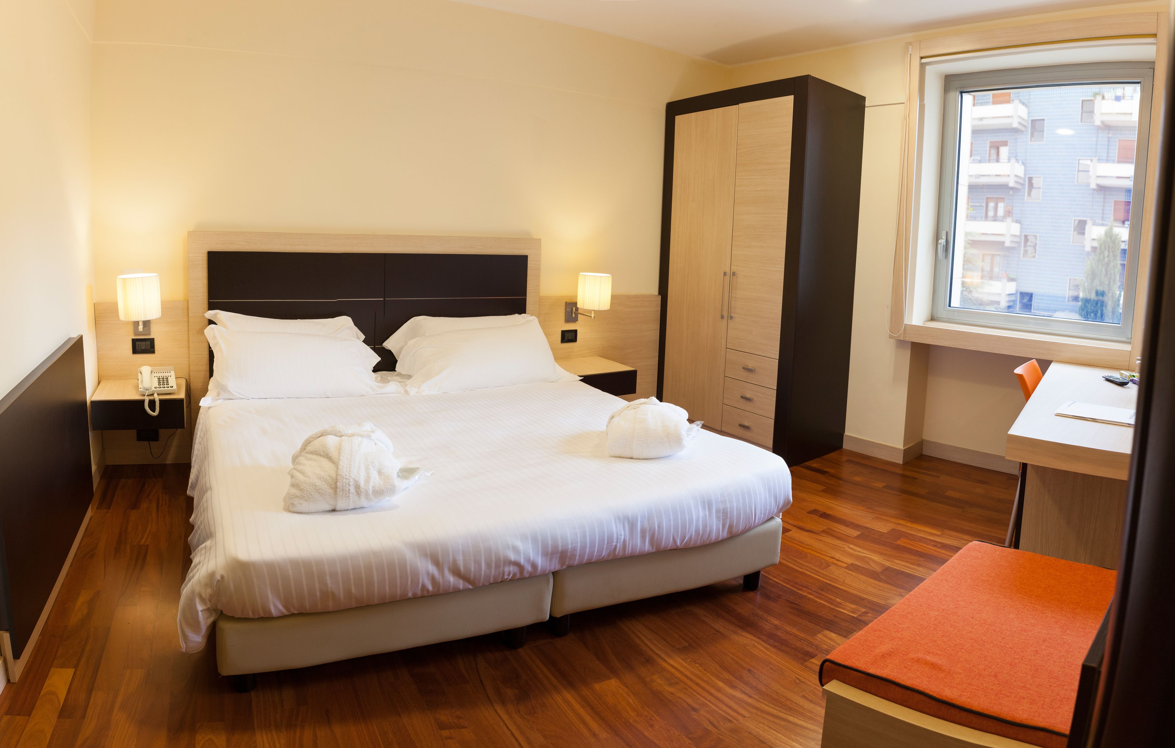 Junior Suite, Bathtub, Tower | Premium bedding, minibar, in-room safe, desk