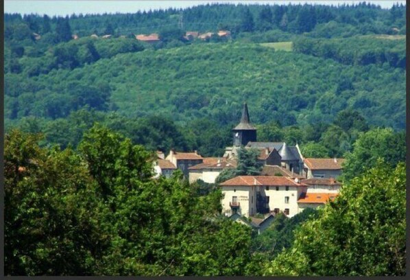 Vue depuis l’hébergement