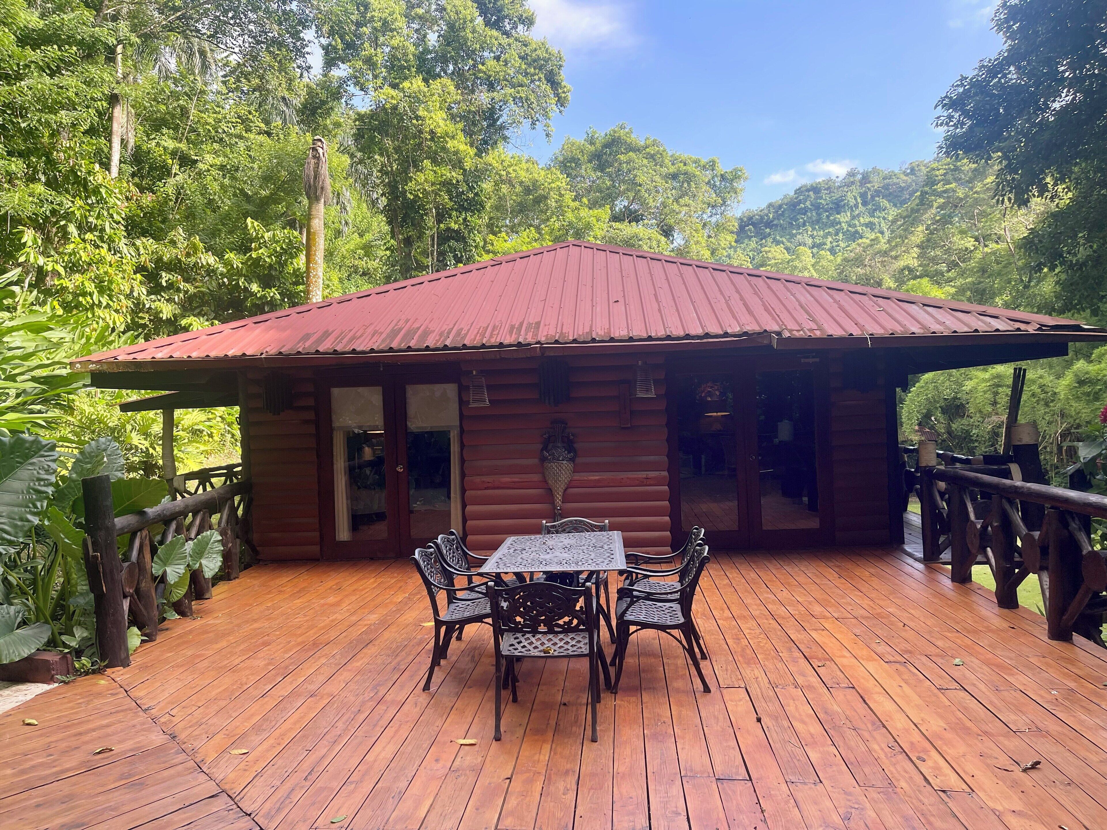 Cabaña familiar | Terraza o patio