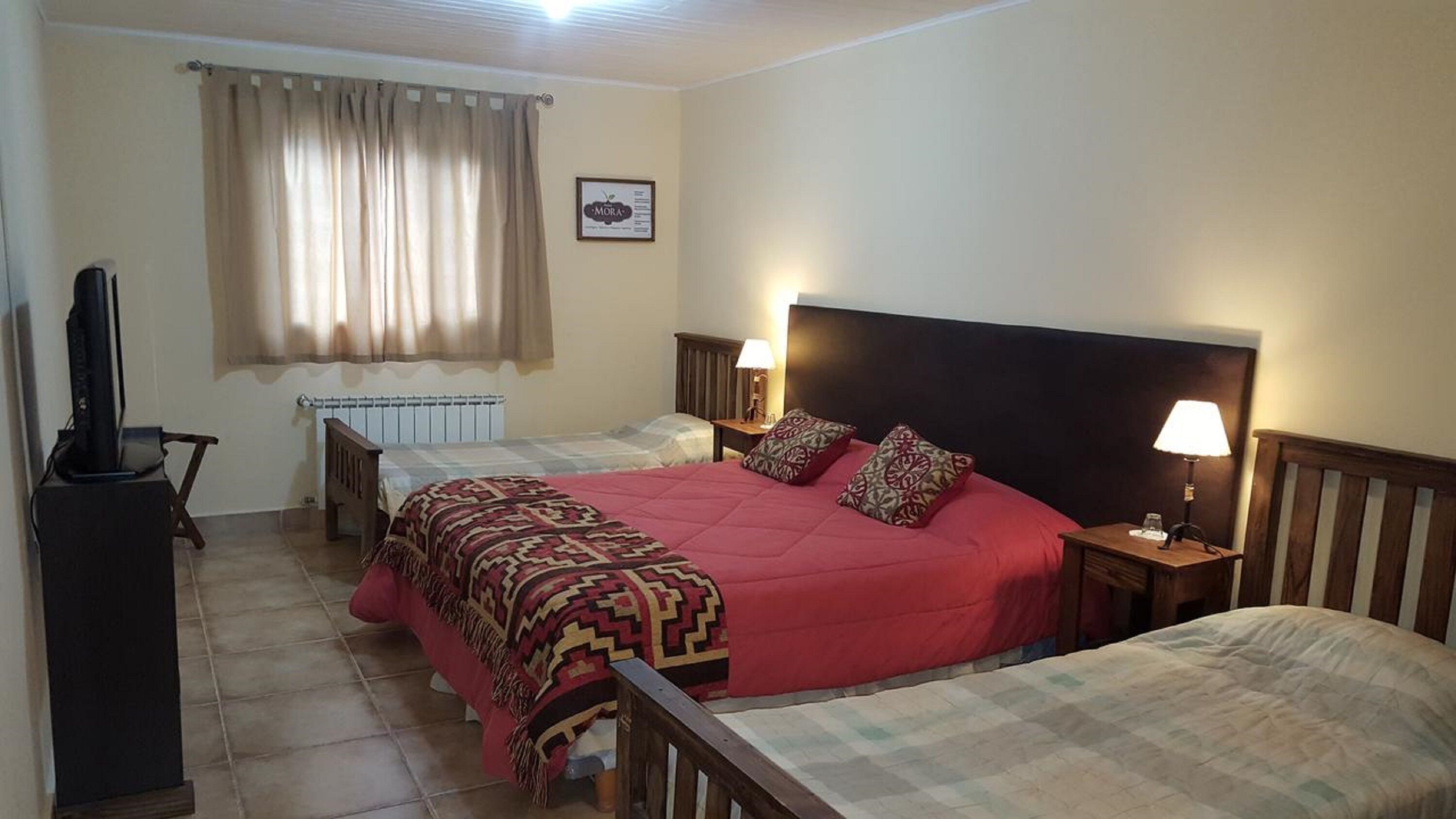 quadruple room | in-room safe, desk, soundproofing, iron/ironing board