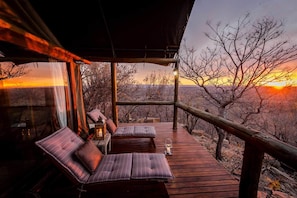 Tente Luxe, 1 chambre (Luxury Safari Style Tent) | Vue depuis le balcon