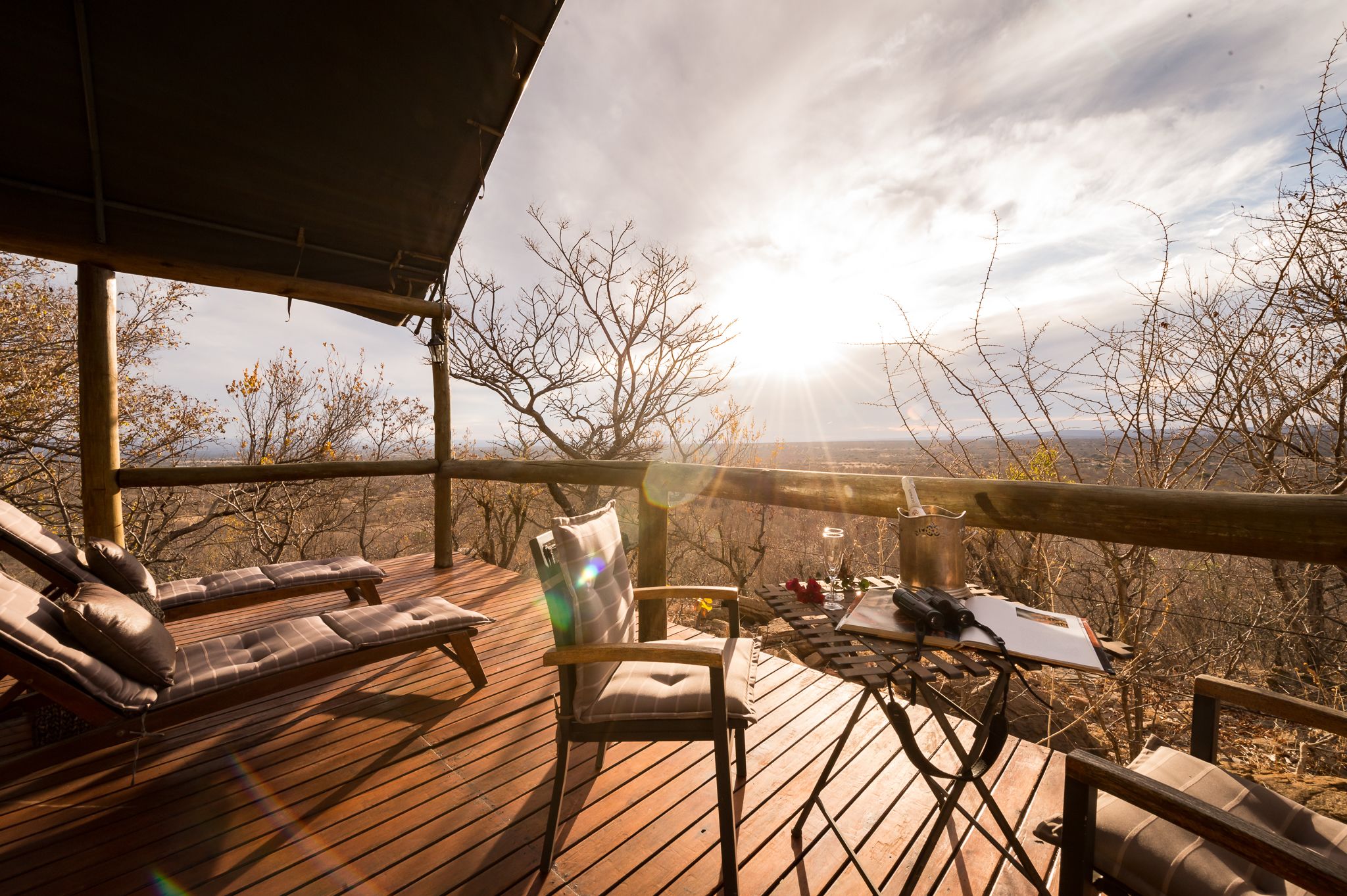 Luksustelt, 1 soverom (Luxury Safari Style Tent) | Terrasse/patio