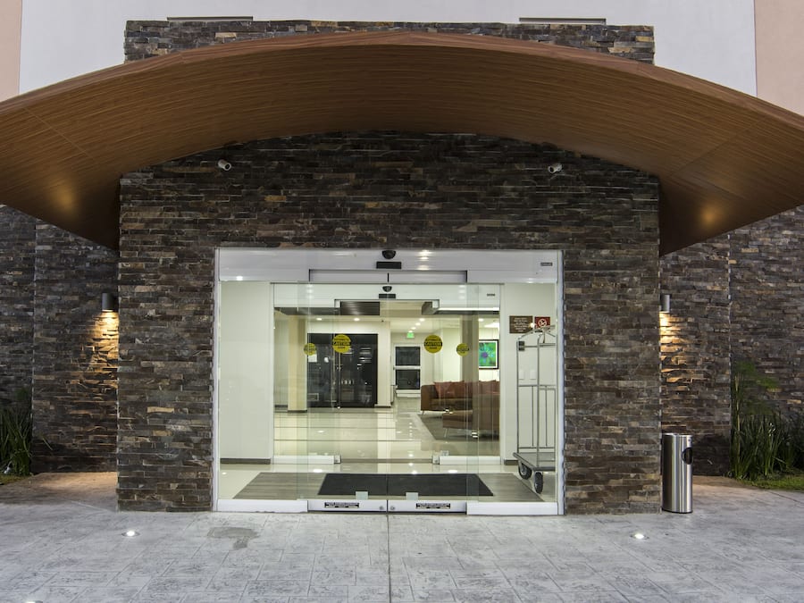 Entrada de la propiedad