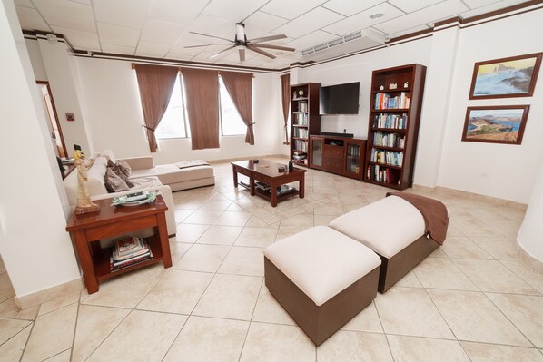 Sala de estar en el lobby