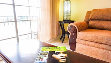 Apartamento exclusivo, 1 quarto, vista para a cidade, no pátio | 1 quarto, roupas de cama de algodão egípcio, roupas de cama premium