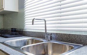 Executive-Apartment, 2 Schlafzimmer, Gartenblick | Eigene Küche