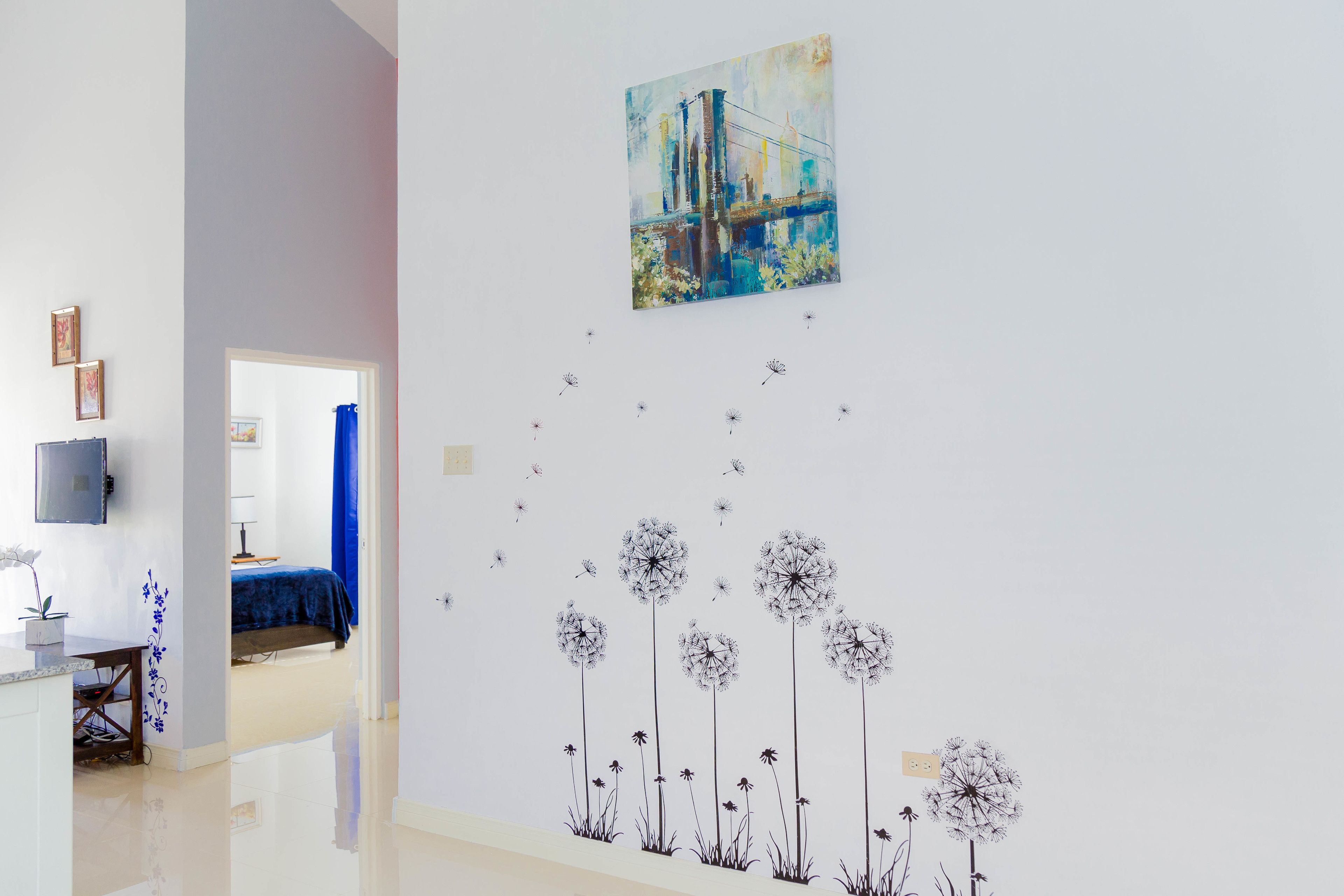 Executive-huoneisto, 2 makuuhuonetta, näköala puutarhaan | 1 makuuhuone, egyptinpuuvillaiset lakanat, ylelliset vuodevaatteet