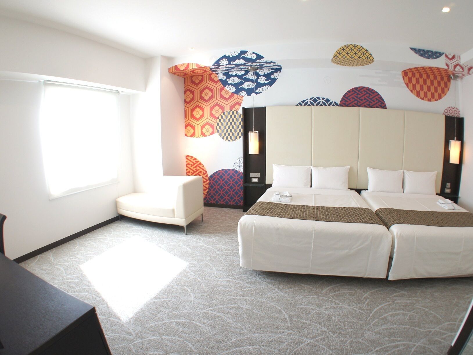 Desk, blackout curtains, iron/ironing board, free WiFi
