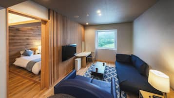 Deluxe-Apartment, 2 Einzelbetten, Nichtraucher, Bergblick