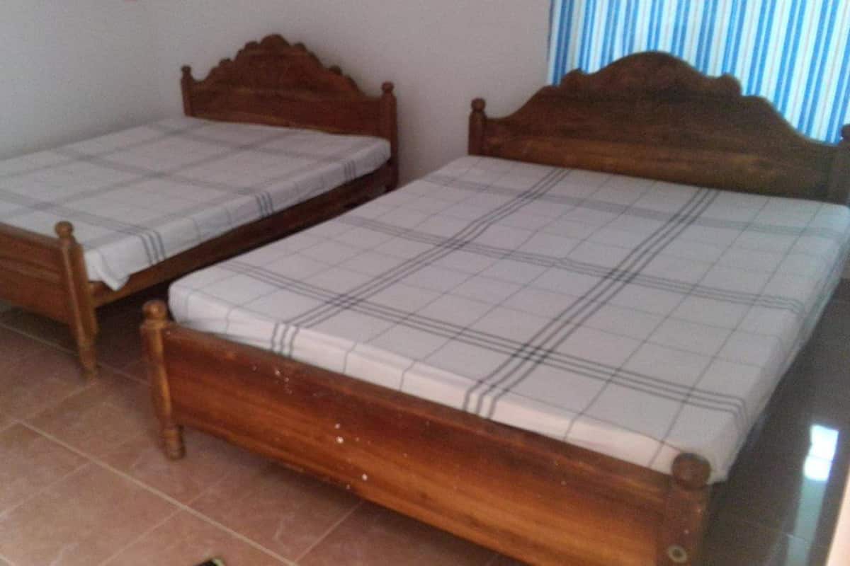 Basic Quadruple Room, 2 Double Beds, Lake View | Premium bedding, desk, iron/ironing board, free WiFi