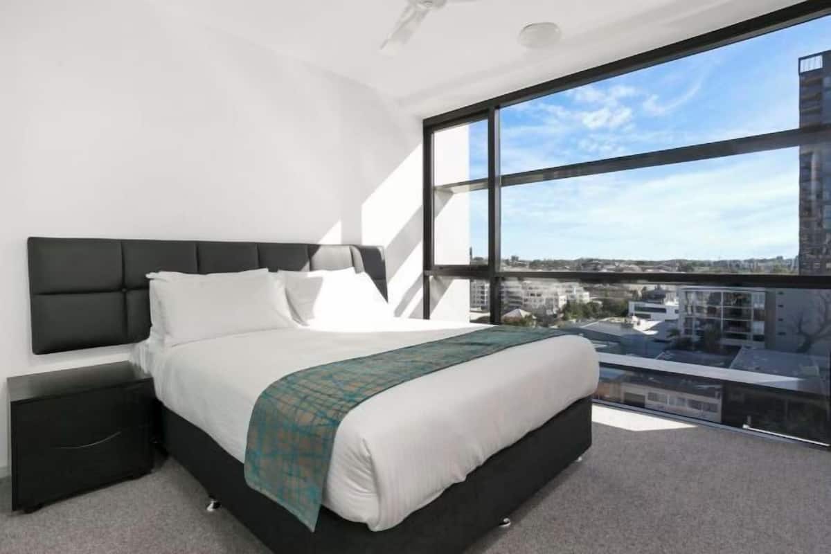 1 bedroom, laptop workspace, soundproofing, iron/ironing board