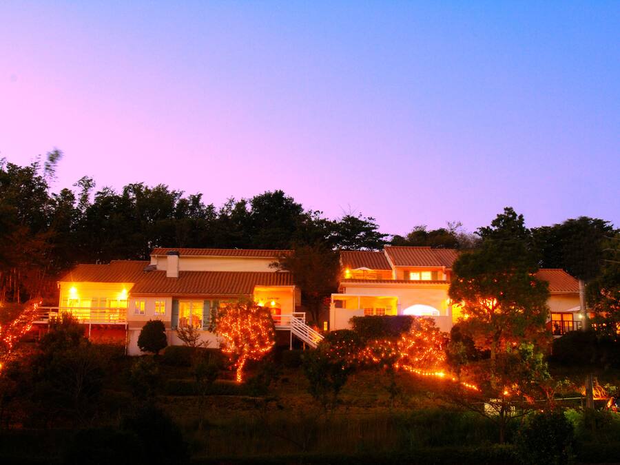 Front of property - evening/night