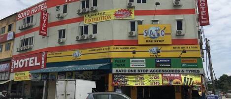 Fachada del alojamiento