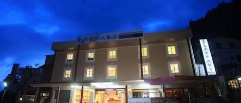 Front of property - evening/night