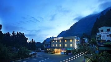 Front of property – evening/night