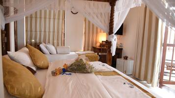 Chambre Double Deluxe, 1 chambre, vue plage, en front de plage | Vue depuis le balcon