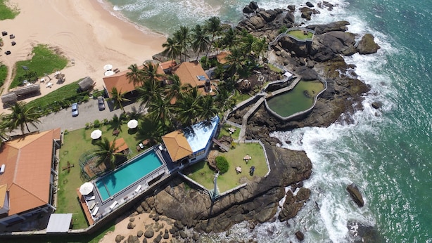 View from property - White Villa Resort Aungalla (Ahungalla)