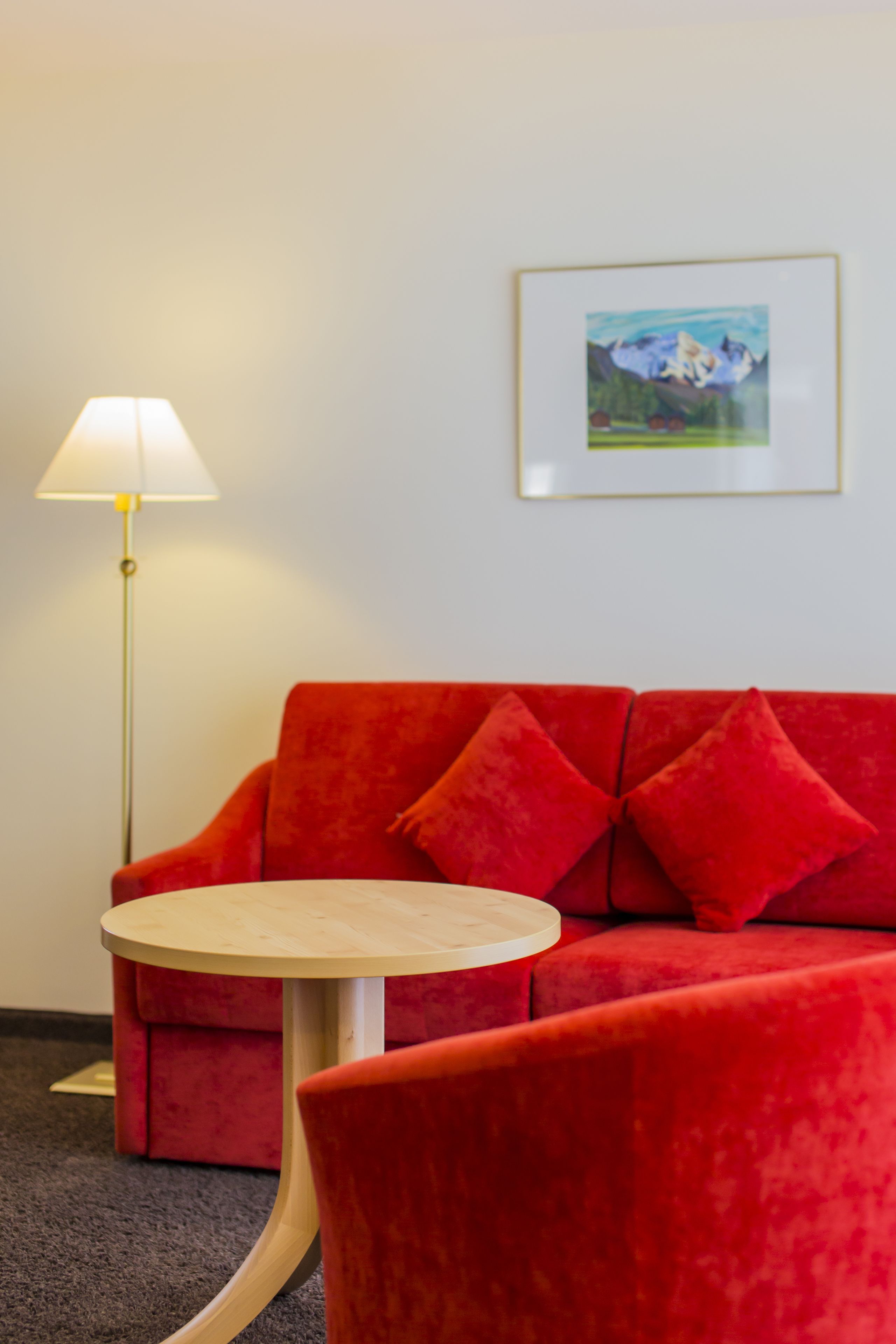 family room, 1 bedroom, balcony | living area | flat-screen tv, ping pong, heated floors